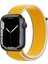 Apple Watch Seri 10 46MM, Seri 9/8/7/6/SE/5/4/3 Spor Loop Kordon 45MM 44MM 42MM Uyumlu Ayçiçeği Sarı 1
