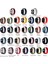Apple Watch Seri 10 46MM, Seri 9/8/7/6/SE/5/4/3 Spor Loop Kordon 45MM 44MM 42MM Uyumlu Ayçiçeği Sarı 5