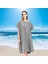 Mikrofiber Sörf Panço Değişen Robe Wetsuit Yumuşak Yüzmek Için Orta Gri (Yurt Dışından) 4