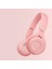Kablosuz Bluetooth Kulaklık Başa Takılan Ios Android Evrensel Yeni Macarons Oyun Kablosuz Kulaklık Binaural Katlanabilir Bluetooth Tipi Kart Eklenti Kablosu Pembe (Yurt Dışından) 2