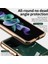 Samsung Galaxy Z Flip 3 5g Için Halka Tutucu Stand Darbeye Dayanıklı Yumuşak Tpu Elektroliz Tampon Kılıfı Kapağı Dark Yeşil (Yurt Dışından) 3