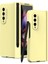 Samsung Galaxy Z Fold 3 5g Için Menteşe Koruması Ekran Koruyuculu Sert Pc Kapağı Tam Gövde Koruyucu Kılıfı Sarı (Yurt Dışından) 1