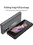 Samsung Galaxy Z Fold 3 5g Için Manyetik Menteşe, Ultra Ince Sert Pc Tampon Her Şey Dahil Manyetik Emme Kılıfı Gri (Yurt Dışından) 5