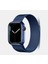Apple Watch 7 41MM Uyumlu Krd-01 Metal Kordon Dayanıklı Tel Örgü Tasarım 1
