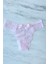 Kadın Pembe Dantel Tanga 1