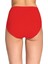 3 Adet Tutku Kadın Yüksek Bel Bato Kalın Lastik Külot Kırmızı 2