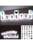 10'lu Lightbox Işıklı Harf Mesaj Panosu Dekoratif Harf Işık Zinciri 4