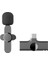 HK-200A Type-C Uyumlu Wireless Youtuber Kablosuz Yaka Mikrofonu 2