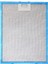 Icanpares Arçelik Uyumlu En 25 cm Boy 30 cm - Arka Tırnak 12,5 cm Aspiratör Davlumbaz Metal Yağ Filtresi 1