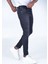 Erkek Skınnyfıt Bilek Boy Kot Pantolon K1401 - Füme 3