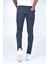 Erkek Skınnyfit Yırtık Kot Pantolon K1400 - Füme 4