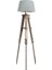 Piega Tripod Lambader Abajur Köşe Lambası Aydınlatma Ahşap Fosil Eskitme Ağaç Country Masif Doğal 1