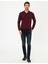 Pierre Cardin Erkek Bordo Slim Fit Basic Triko Kazak 50248550-VR014 5