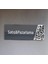 Antrasit Silver Pattern Seri Satış Pazarlama Kapı Isimliği 24 x 9 cm 1 Adet 1