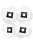 Clatronic Uyumlu Bs 1204 1271 900 (Est) Bss 1600 Elektrikli süpürge Toz Torbası 20 Adet 1
