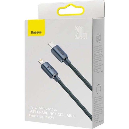 Baseus Crystal 20W Type C To Lightning Hızlı Şarj iPhone Uyumlu Kablo 2mt CAJY000301