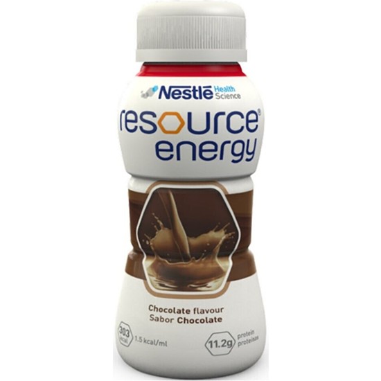 Nestle Resource Energy Çikolatalı 200 ml x 12'li