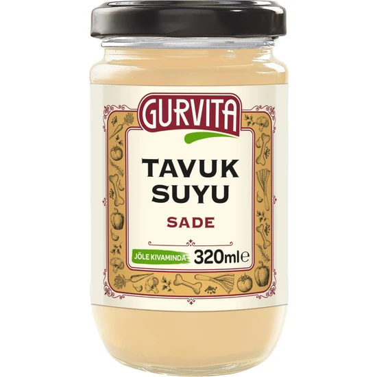 Gurvita Tavuk  Suyu Sade 320 ml