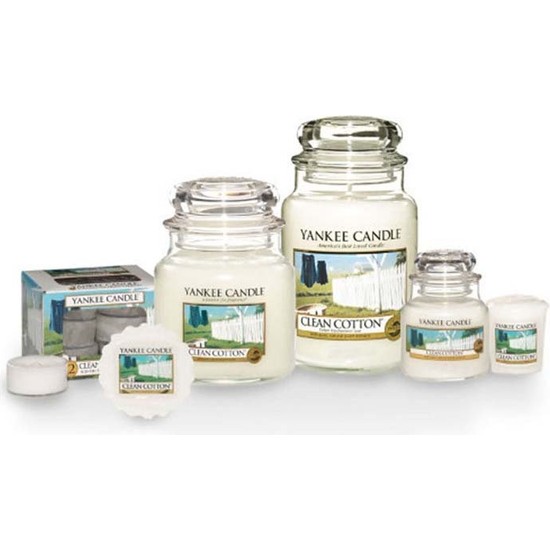 Yankee Candle 1010728E Büyük Klasik Mum Clean Cot Fiyatı
