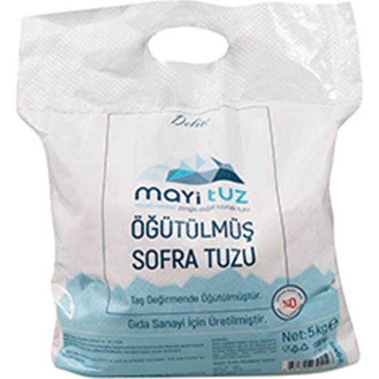 Mayi Tuz Mayi Öğütülmüş Sofra Tuzu 5 kg