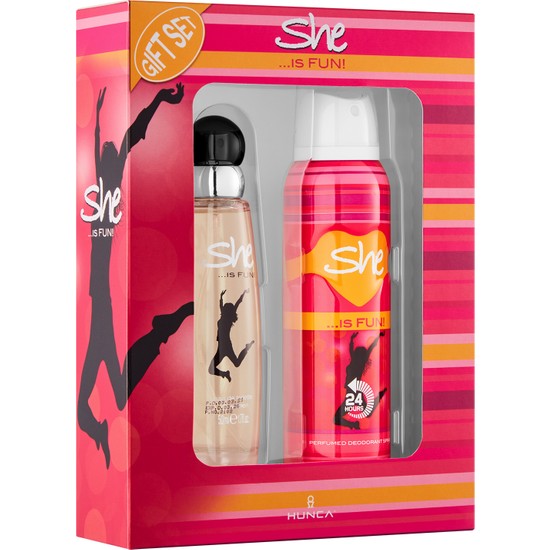 She Is Fun Kadın Parfüm Edt 50 Ml 150 Ml Deodorant Fiyatı 