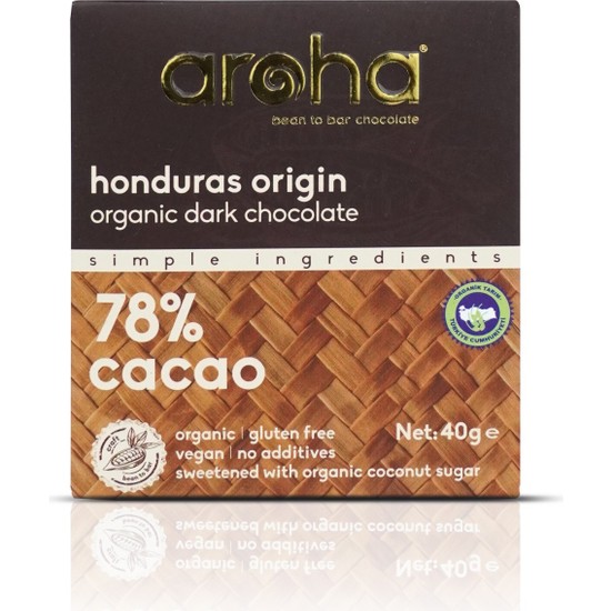 Aroha Çikolata 78 Kakao Bitter, Honduras Sertifikalı Fiyatı