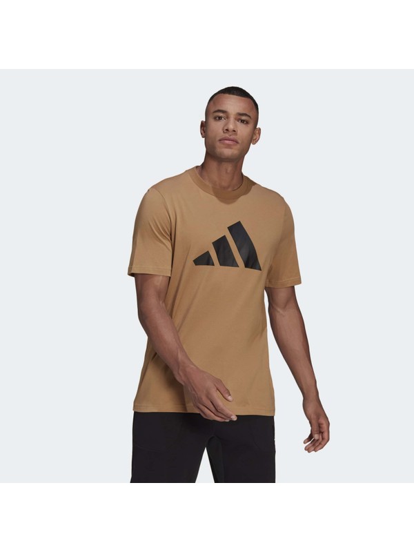 Adidas Sportswear Logo Erkek Kahverengi Tişört (GP9507) Fiyatı