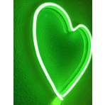 Dekoraven Kalp Neon Şekiller Işaret Neon  LED Dekoratif Duvar Aydınlatması Neon Duvar Yazısı