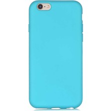MobaxAksesuar Apple iPhone 6 6S Kılıf LSR İçi Kadife Lansman Kapak Turkuaz