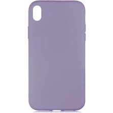 MobaxAksesuar Apple iPhone XR 6.1 Kılıf LSR İçi Kadife Lansman Kapak Mor