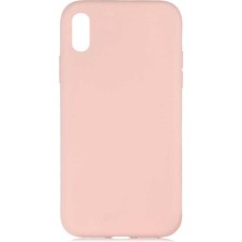 MobaxAksesuar Apple iPhone X Kılıf LSR İçi Kadife Lansman Kapak Açık Pembe