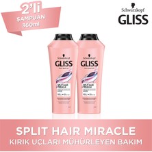 Gliss Split Hair Miracle Şampuan 360 ml x 2 Adet