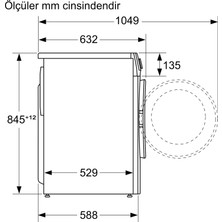 Bosch WGA141X1TR 9 kg 1000 Devir Çamaşır Makinesi