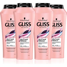 Gliss Split Hair Miracle Şampuan 500 Ml X 4 Adet