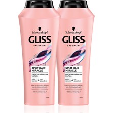 Gliss Split Hair Miracle Şampuan 500 Ml X 2 Adet