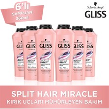 Gliss Split Hair Miracle Şampuan 360 Ml X 6 Adet