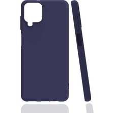 Tekno Grup Samsung Galaxy A22 4g Kılıf Mat Esnek Biye Silikon Kılıf Lacivert