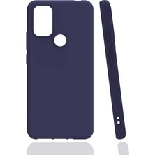 Tekno Grup Reeder P13 Blue Max (128GB / 4gb) Kılıf Mat Esnek Biye Silikon Kılıf Lacivert + Nano Ekran Koruyucu