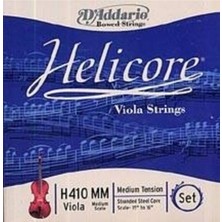 Daddario H410MM Helicore Medium Tension Viyola Teli