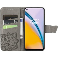 xPhone Store Oneplus Nord 2 5g Için Kelebek Flip Tpu Deri Kılıf (Yurt Dışından)