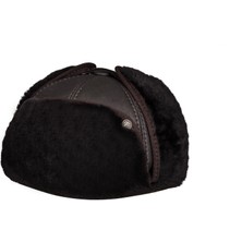 Taretti Rus Pilot Model Hakiki Deri Şapka