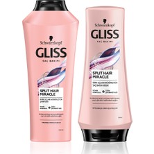 Gliss Split Hair Miracle Şampuan 360 Ml  +Split Hair Miracle Saç Kremi 360 Ml