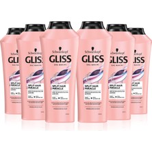 Gliss Split Hair Miracle Şampuan 360 Ml X 6 Adet