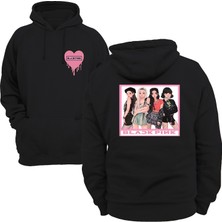 Remonz Blackpink Üyeleri Çift Baskılı 3 Ipl. Şardonlu %100 Pamuk, Içi Polar, Çok Kalın Sweatshirt