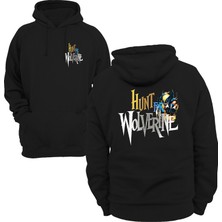 Remonz Wolverine Çift Baskılı 3 Ipl. Şardonlu %100 Pamuk, Içi Polar, Çok Kalın Sweatshirt