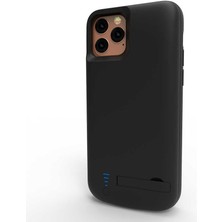AKSESUARIZM Apple iPhone 12 Pro Max Kılıf Powerbank 6000 Mah Kamera Korumalı Standlı Taşınabilir Powerbank