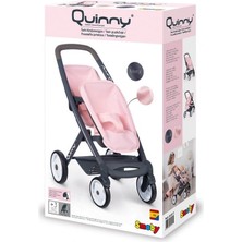 Quinny Smoby Maxi-Cosi&Quinny Oyuncak İkiz Bebek Arabası - Pembe 253217