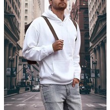 Amor Man Kapüşonlu 4 Iplik Şardonlu Pamuk Dokuma Çok Kalın Tam Kışlık Outdoor Erkek Sweatshirt