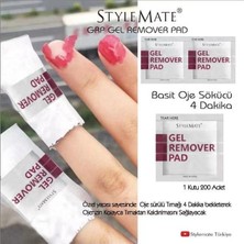 Stylemate Oje Sökücü Bez Grp Gel Removed Pad Kalıcı Oje Jel Tırnak Sökücü 50 Adet