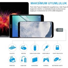 Macrobot Type C USB 3.1 To USB 3.0 Dönüştürücü Otg Çevirici Adaptör